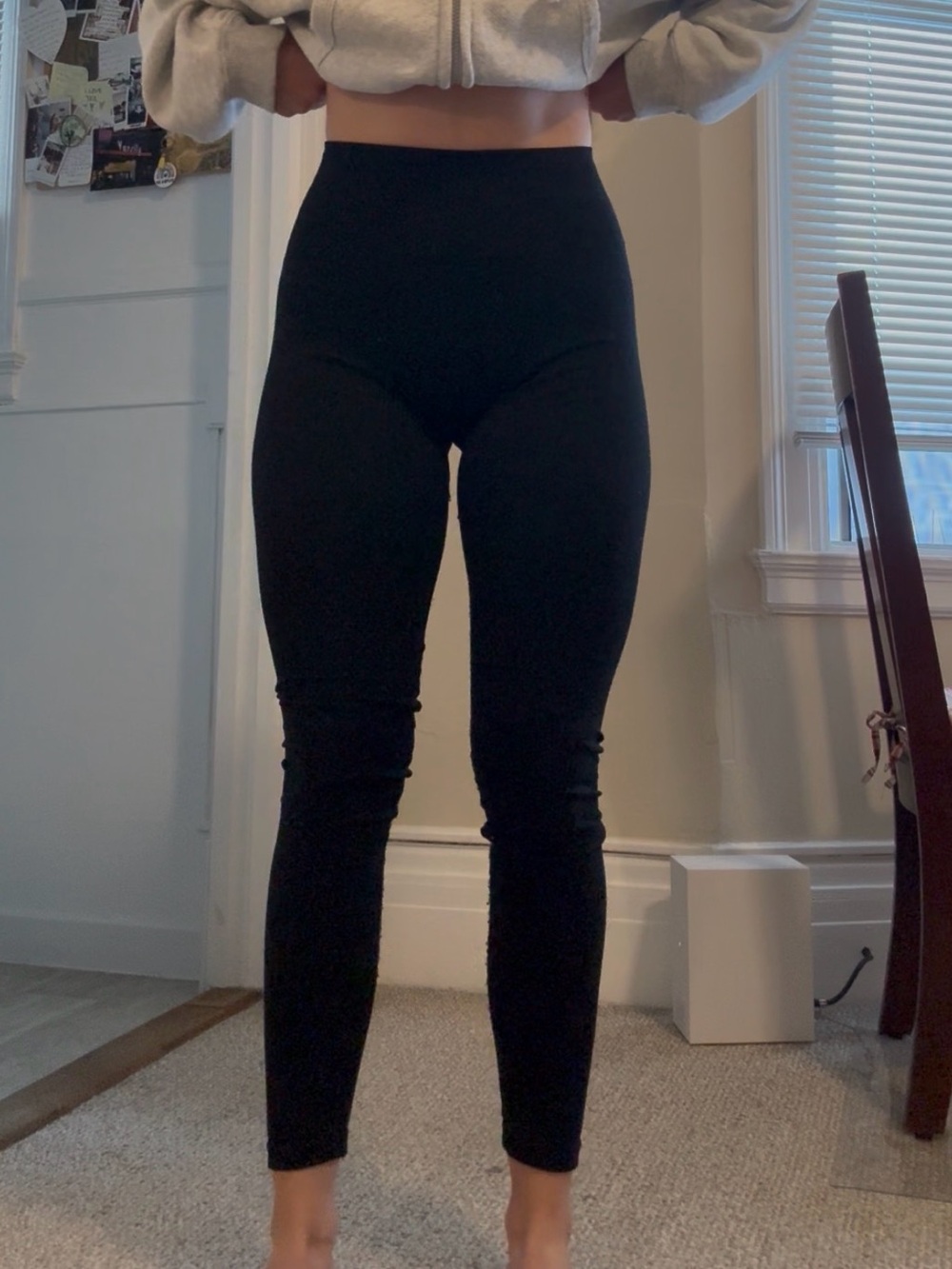 Alphalete High-Waist Black Stretch Leggings - Women's Pants